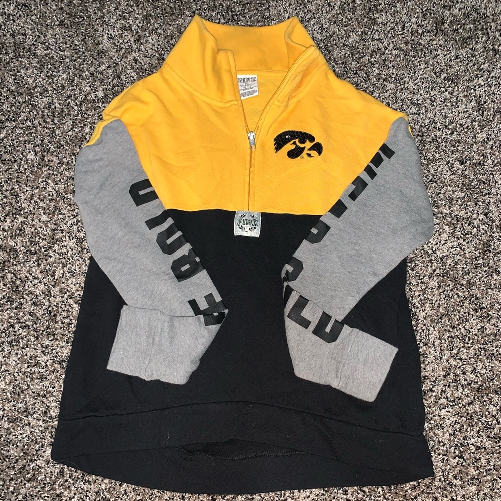 Iowa Hawkeyes Quarter Zip Sweatshirt